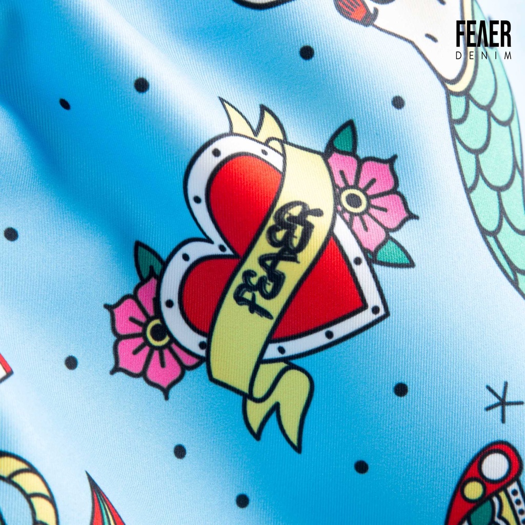 Quần short nam ngắn họa tiết Fastenning 100% chất lụa chéo thoáng mát, ít nhăn - FEAER DENIM | BigBuy360 - bigbuy360.vn