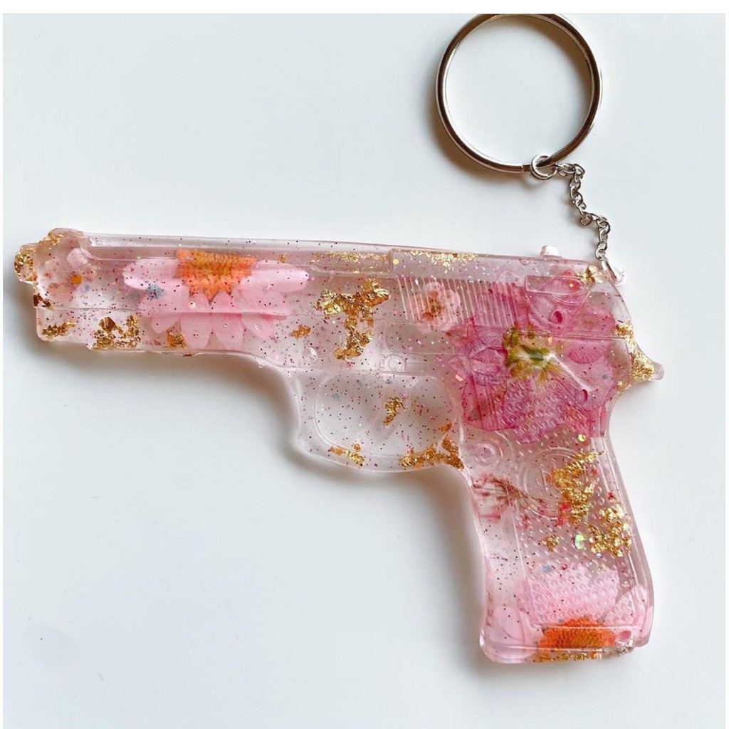 Khuôn nhỏ pistol silicone làm đất sét, đổ resin độc đáo