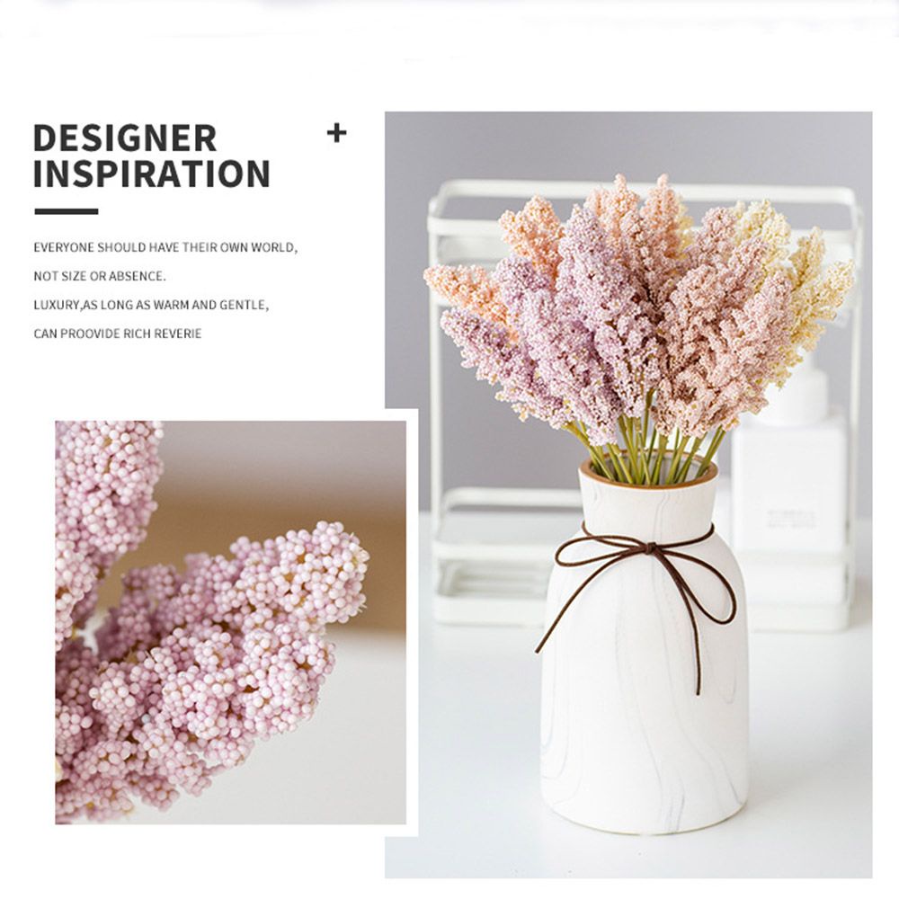 Set 6 nhánh cây berry nhân tạo nhiều màu sắc tuỳ chọn dùng để trang trí nhà cửa / tiệc cưới