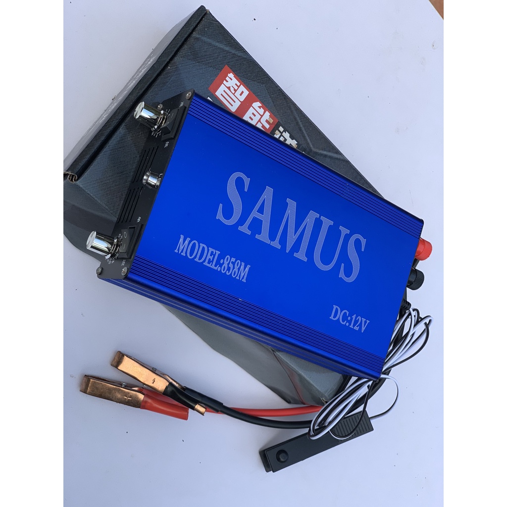 Máy Kích Điện Tử 12Fes SAMUS 12 Sò Kèm Cò Bóp {XANH}