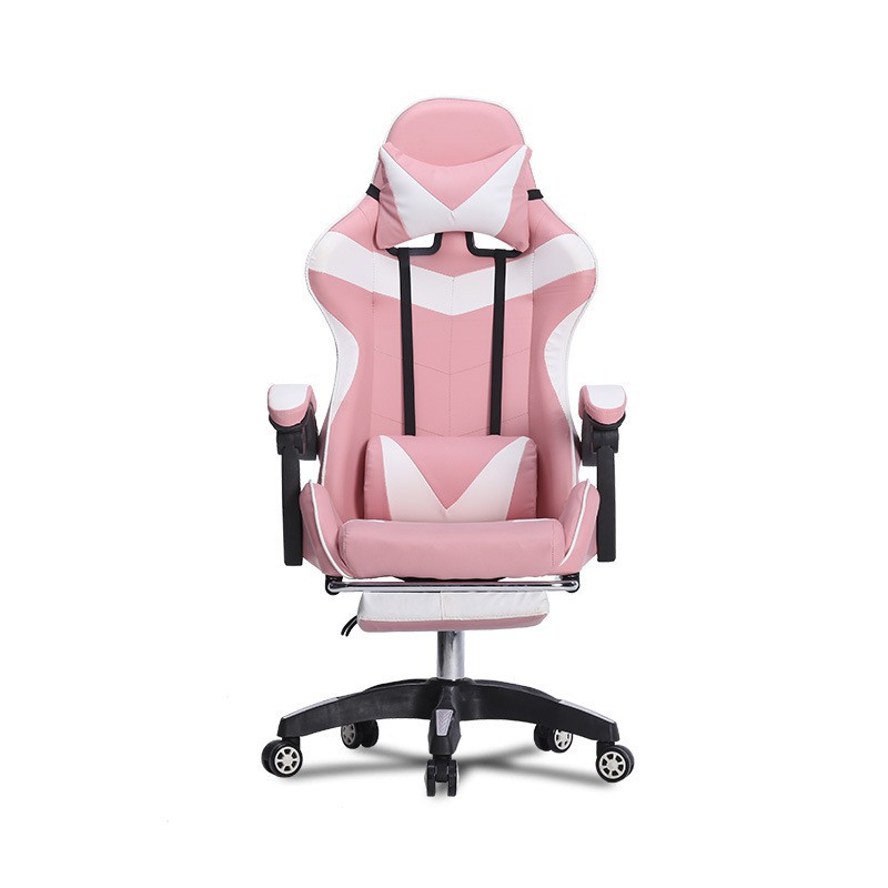 (Màu Hồng) Ghế Gaming KLV có kèm massage, hàng mới 100% | BigBuy360 - bigbuy360.vn