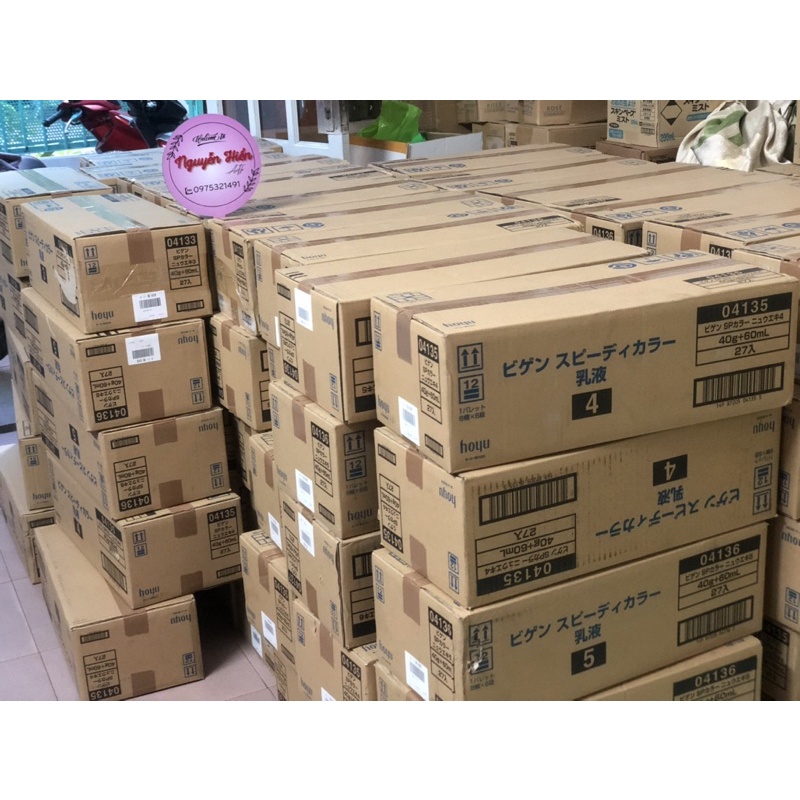 Nhuộm Tóc Bigen màu Cam của Nhật Số 2,3,4,5,6,7