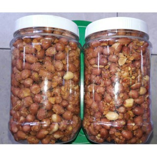 Đậu phộng rang tỏi ớt bao ngon (1 hũ 300gr)