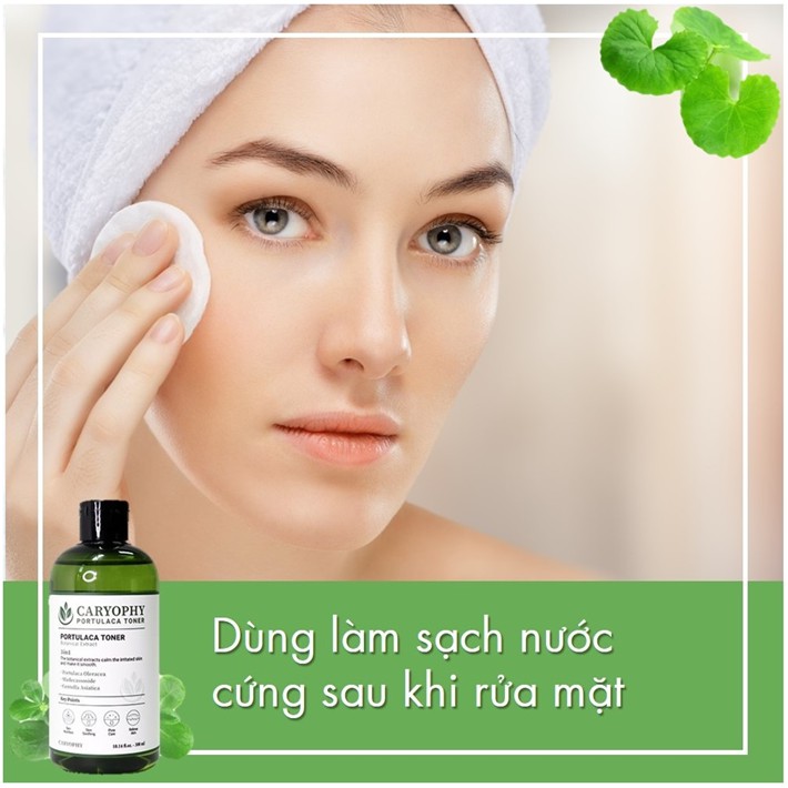 Nước Hoa Hồng Giảm Và Ngăn Ngừa Mụn Caryophy Portulaca Toner 300ml