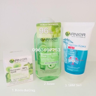 Bộ sp làm sạch và dưỡng da Garnier