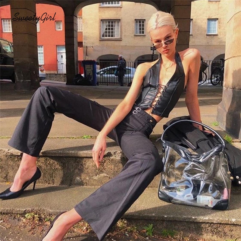 Áo lửng 2 dây cổ chữ V thời trang quyến rũ cho nữ