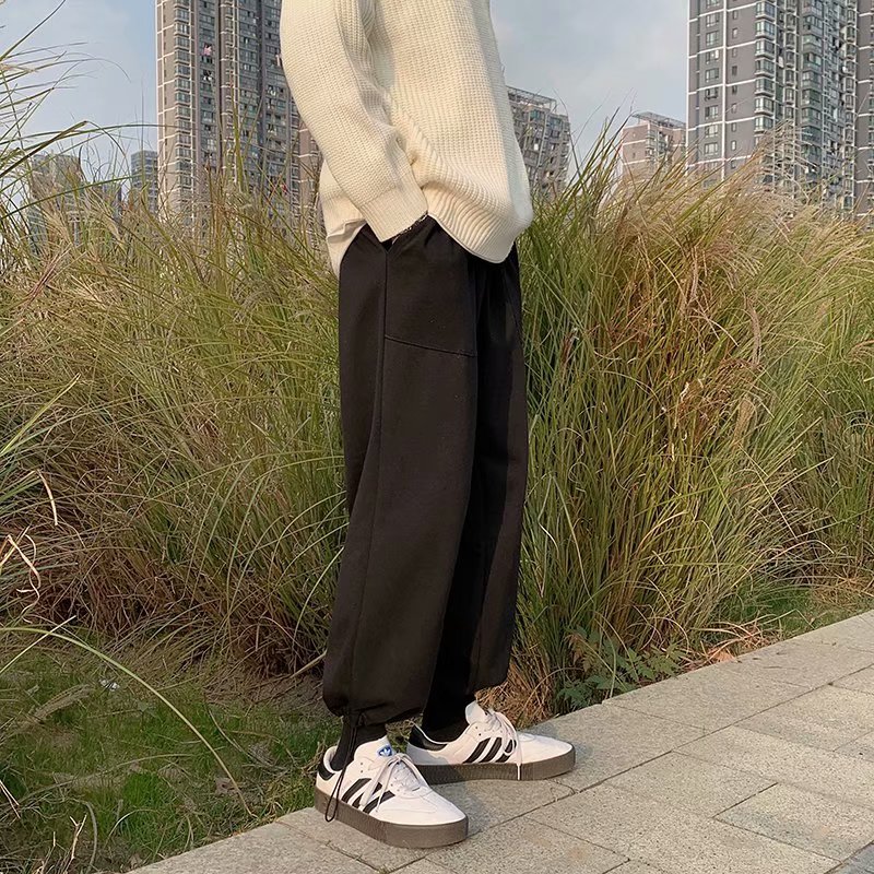 Men's Fashion Simple Design Drawstring Sports Long Pants. M-2Xl