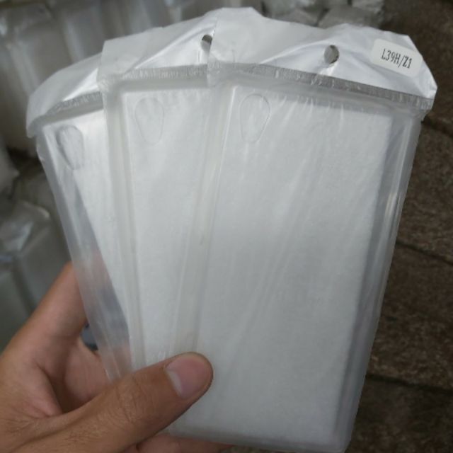 Bộ 3 chiếc ốp silicon sony Z1/L39h trong suốt (loại A)