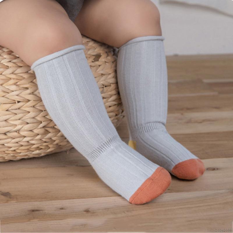 Tất dài đến đầu gối chất liệu Cotton thoáng mát cho bé