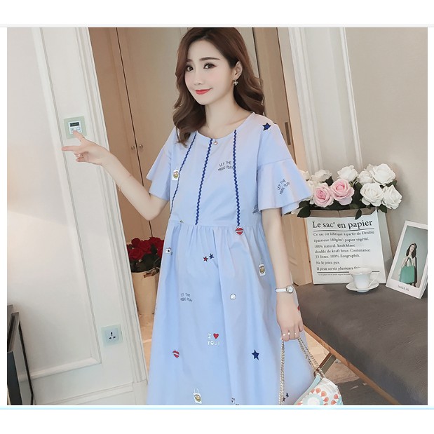 ĐẦM BẦU CÔNG SỞ REN DỄ THƯƠNG 2  MÀU