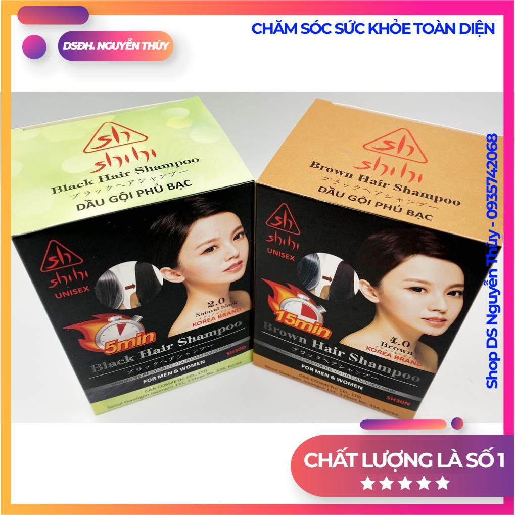 Dầu Gội Phủ Bạc – Hàn Quốc “Black Hair Shampoo”  - Dầu Gội Thảo Dược Hàn Quốc, Gội Là Đen