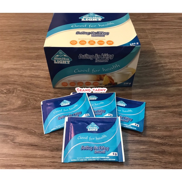Đường ăn kiêng isomalt Biên Hoà Light 5gam