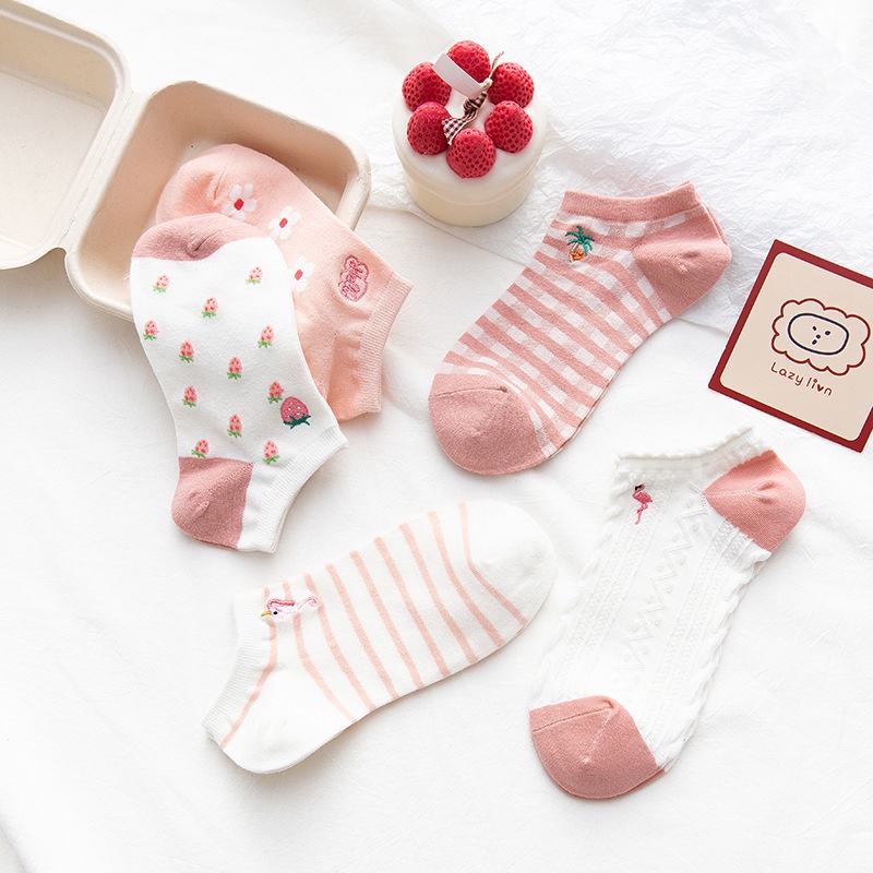 Tất vớ nữ nam cổ ngắn trắng giấy lười dễ thương hàn quốc đẹp TAGU chân thấp nhún đủ màu trơn đen, đỏ, vàng, xám, xanh