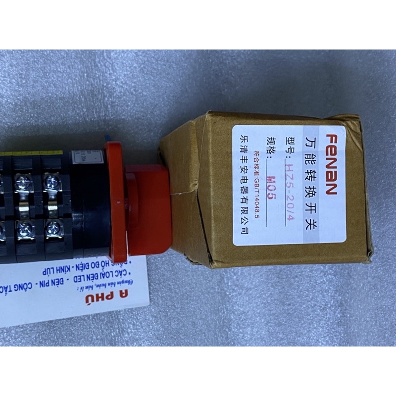 Công tắc  chuyển mạch Hz25-20/4 M05 20A/380v