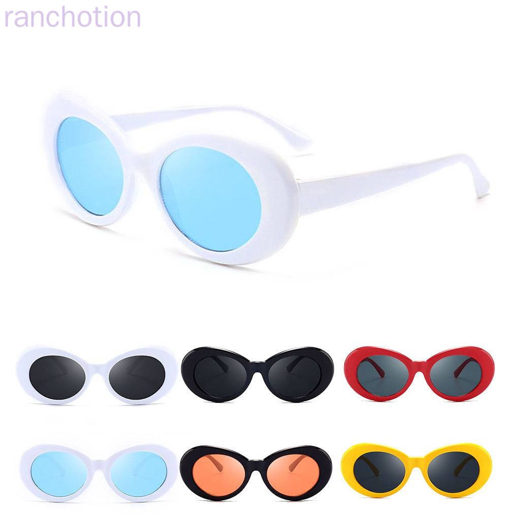Kính mát gọng oval phong cách retro thời trang cho unisex | BigBuy360 - bigbuy360.vn