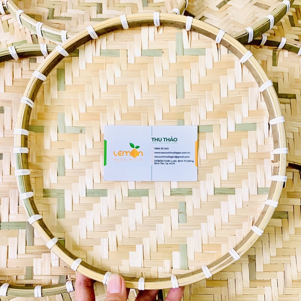 Mẹt tre bún đậu mắm tôm, mẹt tre trang trí, mẹt gà - Loại dày, nhiều size