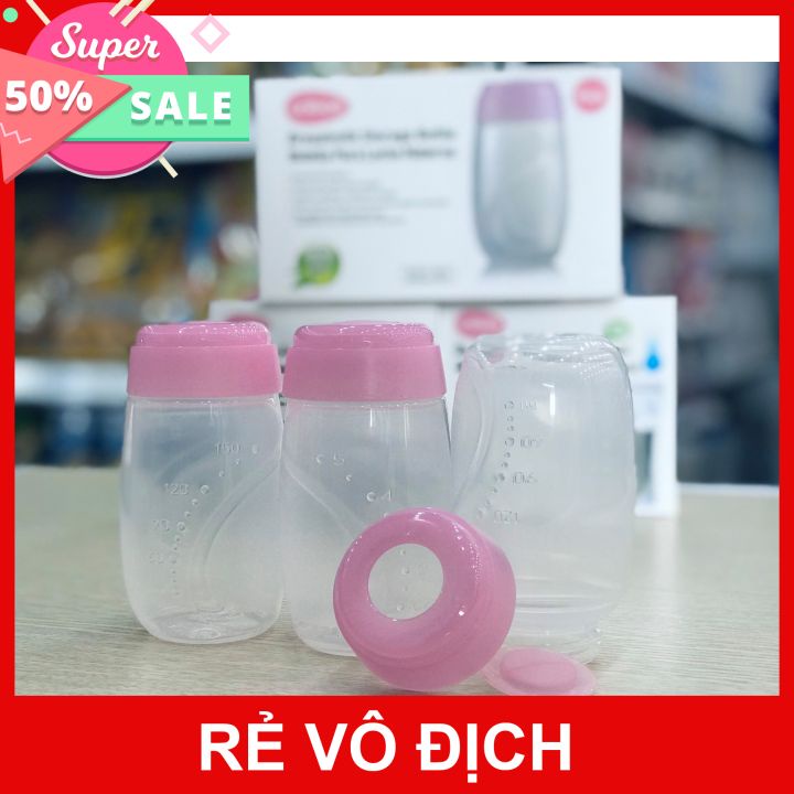 Set 3 Bình trữ sữa unimom hàn quốc