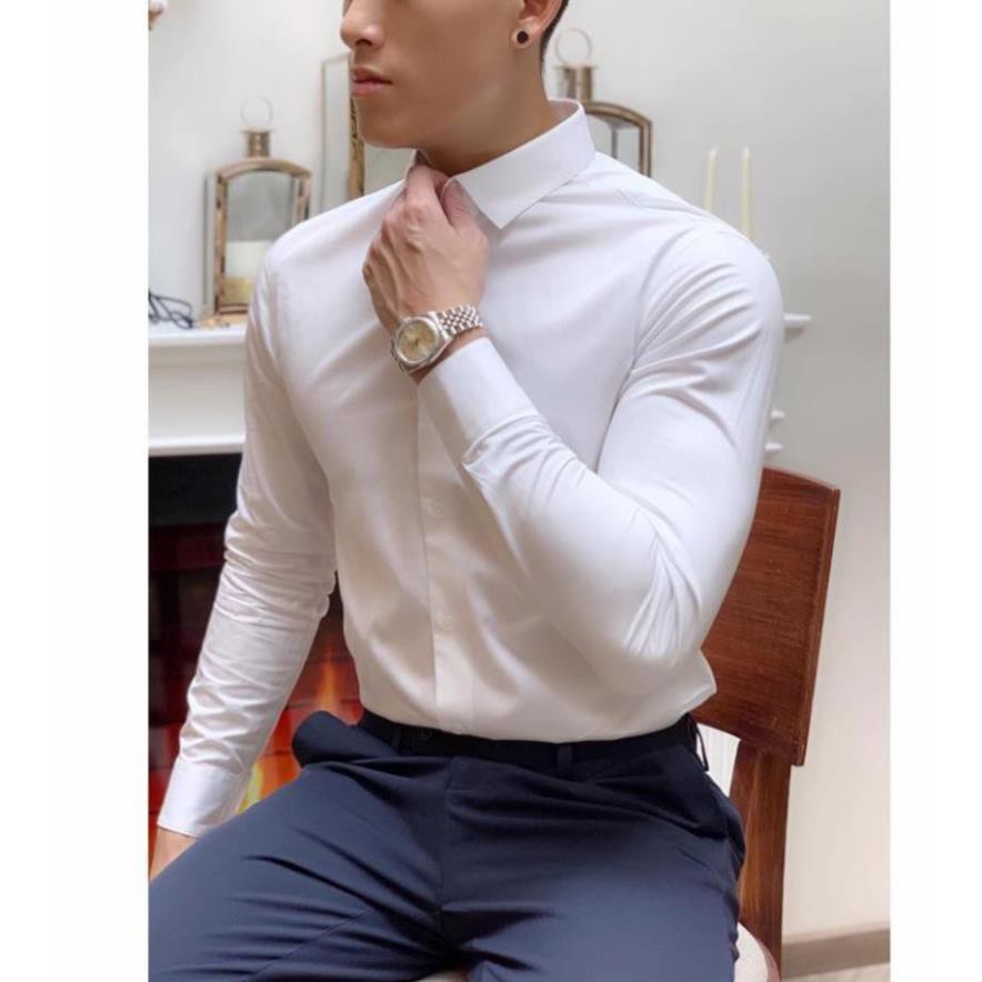 Sơ Mi màu nam ZARA MAN, chất lụa mềm mịn dáng ôm thích hợp với nhiều lứa tuổi, dáng body, slimfit cực chuẩn | BigBuy360 - bigbuy360.vn