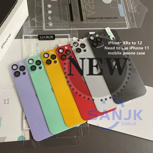 Mới!! Ốp Điện Thoại Trong Suốt Bảo Vệ Ống Kính Máy Ảnh Toàn Diện Cho IPHONE XR CHANGE TO 14 / 13 + (11 CHANGE TO 12 PRO)