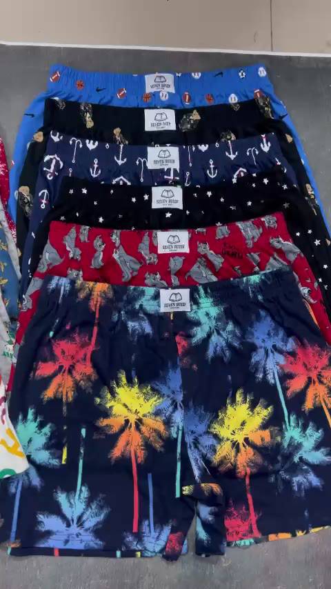 Quần đùi ngủ cho nam chất thun thoáng mát | BigBuy360 - bigbuy360.vn