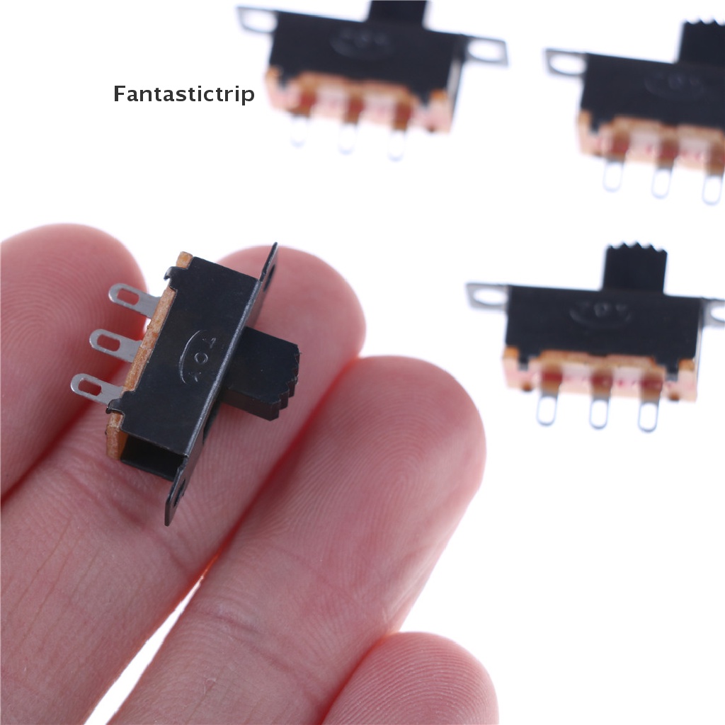 Set 20 Công Tắc Trượt Mini SPDT Màu Đen 5V 0.3A SS12F32