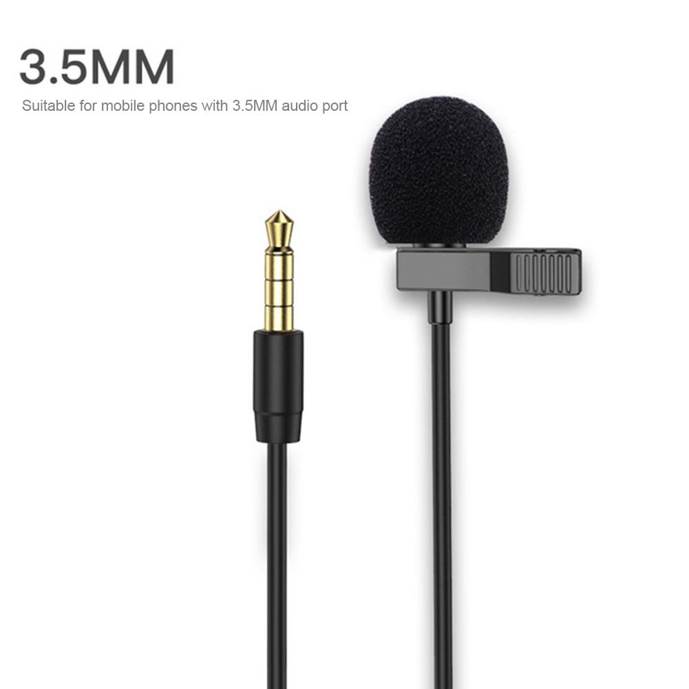 3.5 mm Bộ ngưng tụ micrô cầm tay nhỏ 3,5 mm Micrô kẹp trên ve áo Micrô có dây cho điện thoại cho máy tính xách tay | BigBuy360 - bigbuy360.vn