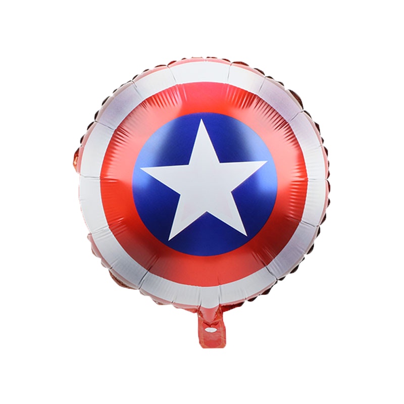 Bong Bóng Nhôm 3D Chủ Đề Marvel Spiderman Iron Man Avengers Trang Trí Tiệc Sinh Nhật Cho Bé