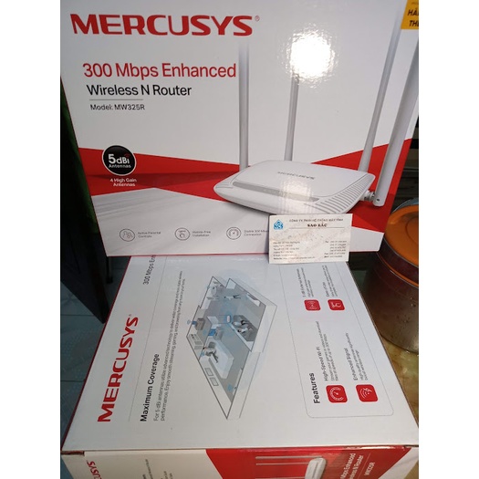 Mercusys MW325R – Bộ Phát Wifi Không Dây 300Mbps, 4 Ăng Ten