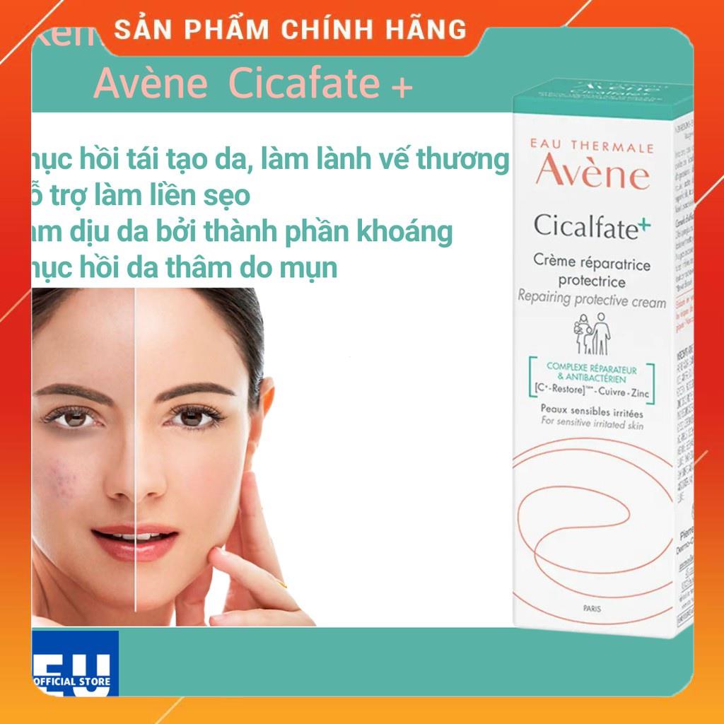 Avène Cicalfate Repair Cream - Kem Giảm Thâm Phục Hồi Da 100ml -Ộp Cosmetic
