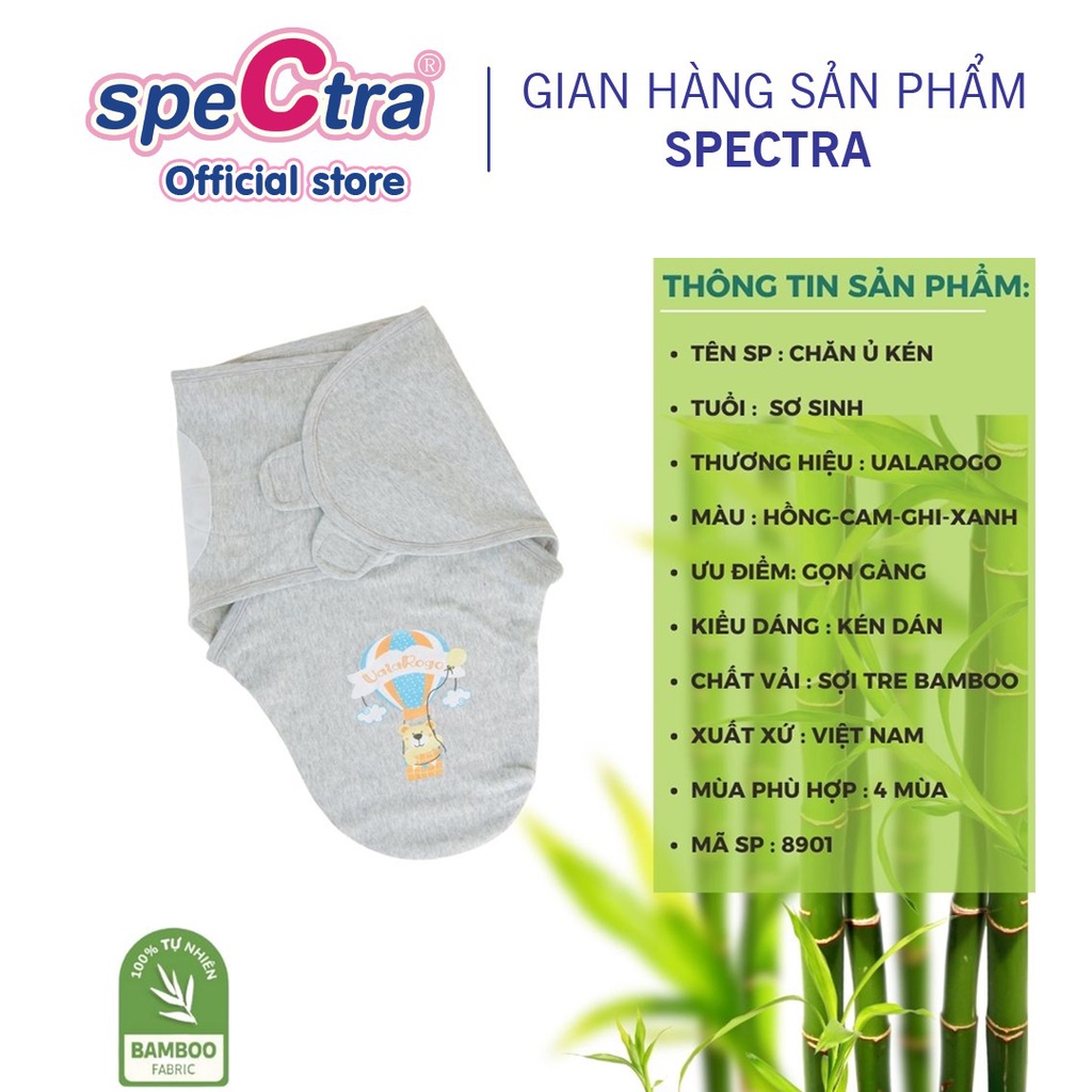 (Hàng tặng không bán) Ủ kén cho bé Uala Rogo UR8901 Newborn - Quà tặng Spectra (Màu ngẫu nhiên)