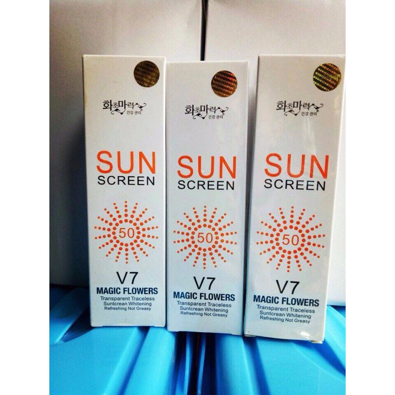 [Sỉ-Rẻ] XỊT CHỐNG NẮNG HÀN QUỐC SUN SCREEN V7 [Lẻ-Sỉ]