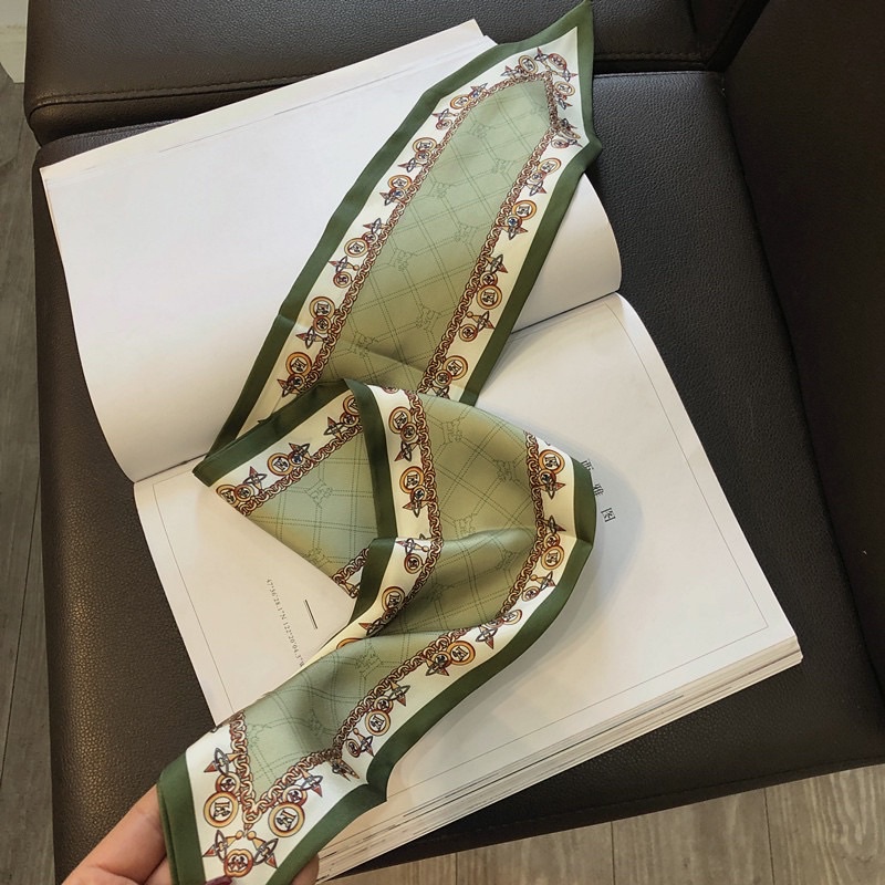 Khăn choàng cổ lụa nữ tính đa năng- Maben