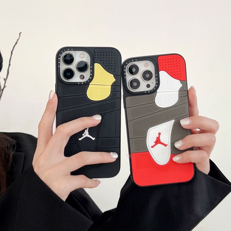 Ốp Điện Thoại silicon Hình Giày jordan 3d Chống Rơi Cho iphone 15 pro max 14 plus 13 mini 12 promax 11 xr x xs max 7g 7 plus