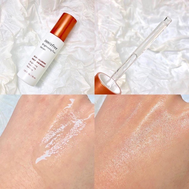 Tinh Chất Dưỡng Trắng Da Se Lỗ Chân Lông Hallabong Innisfree Brightening Pore Serum