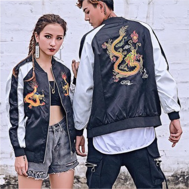[Có sẵn] Áo Khoác Bomber Thêu Ulzzang | BigBuy360 - bigbuy360.vn