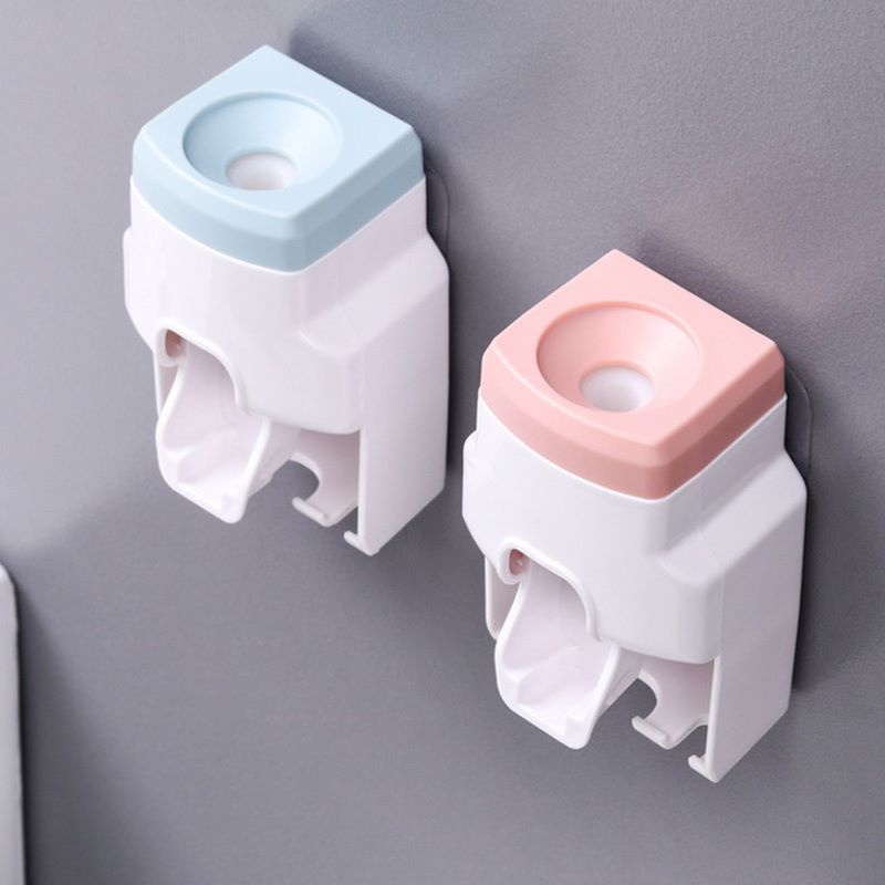 1 Bộ Giá Đỡ Bàn Chải Đánh Răng/ Kem Đánh Răng Gắn Tường Đa Năng Tiện Dụng Cho Nhà Tắm