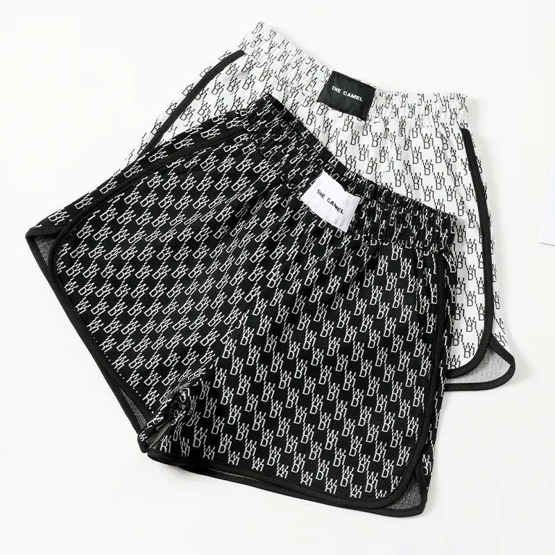 ∏☼▤Quần Short Lưng Cao Ống Rộng In Chữ Cá Tính Dành Cho Nữ | BigBuy360 - bigbuy360.vn