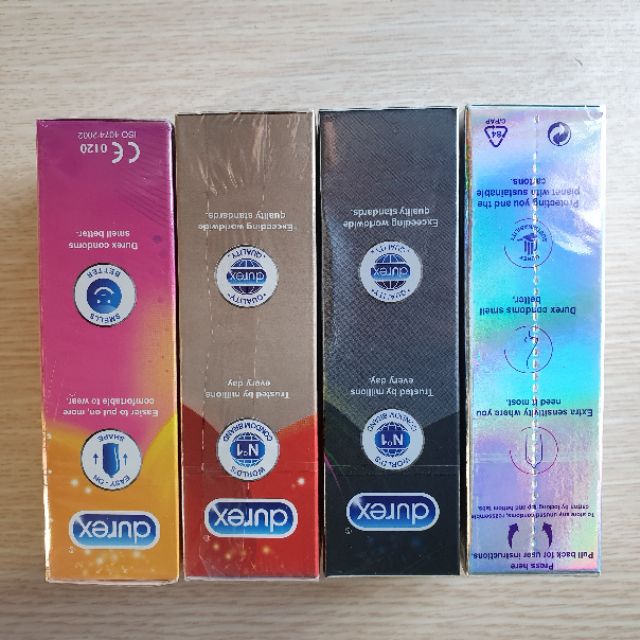 Bộ 3 nồng nàn Bao cao su Durex Performa - Durex Fetherlite - Durex Pleasuremax Hộp 12c Chính Hãng - GoF