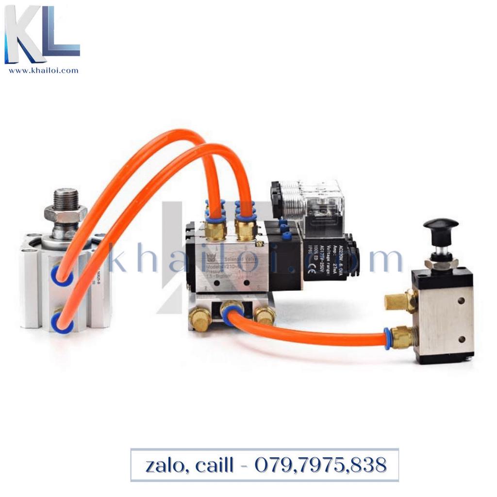Xi lanh khí nén compact SDA- xi lanh vuông- ben hơi- Xy lanh khí nén SDA 12 16 20 25