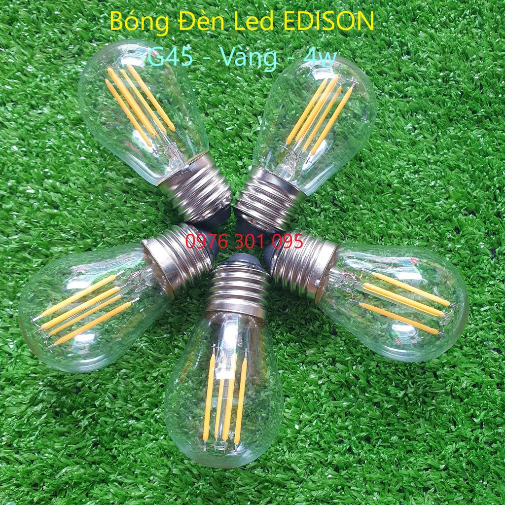 Bóng Đèn Led EDISON G45 [ Giả Sợi Đốt ]