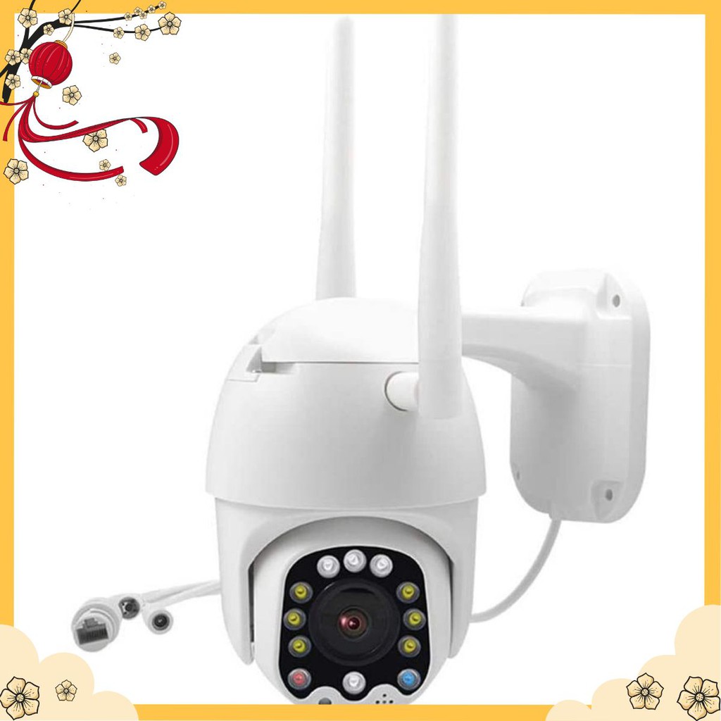 Camera IP Wifi Ngoài trời Yoosee Eye FF-C6W xoay 355 độ FullHD 1080P 8 LED hồng ngoại siêu xa