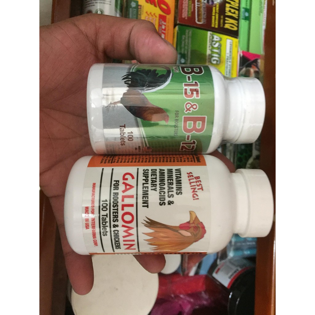 Combo 20 viên vitamin cho gà Galomin và B15&B12