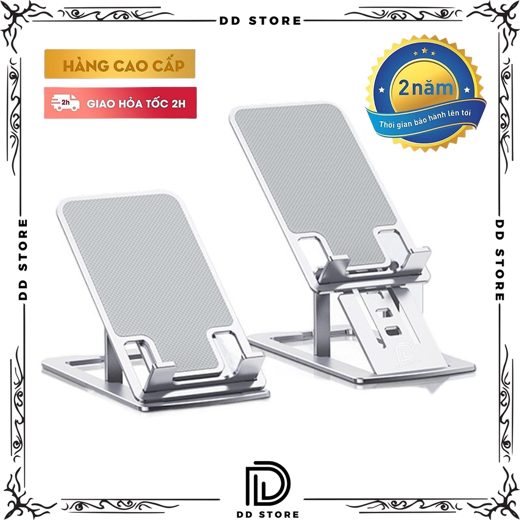 Giá Đỡ Để Bàn Điện Thoại Di Động, Máy Tính Bảng, Ipad Hợp Kim Nhôm Cao Cấp, Có Thể Điều Chỉnh 7 Góc Nghiêng DD-103