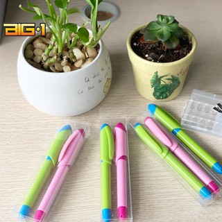 Bộ 4 bút máy siêu trơn Bigone 4 bơm mực 4 ống mực tặng 2 ngòi dành cho bé tập viết từ lớp 1 đến lớp 3
