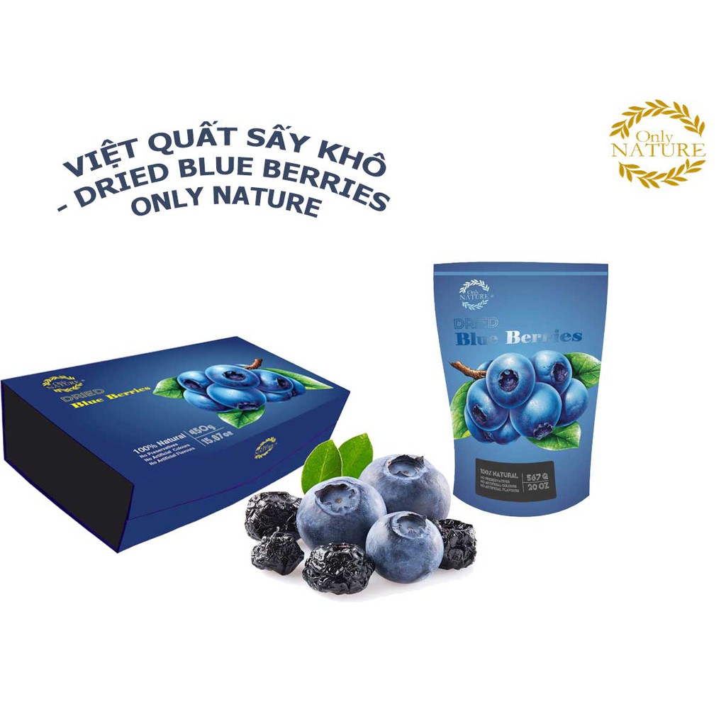 Việt Quất Sấy Khô Only Nature USA 120gr/túi