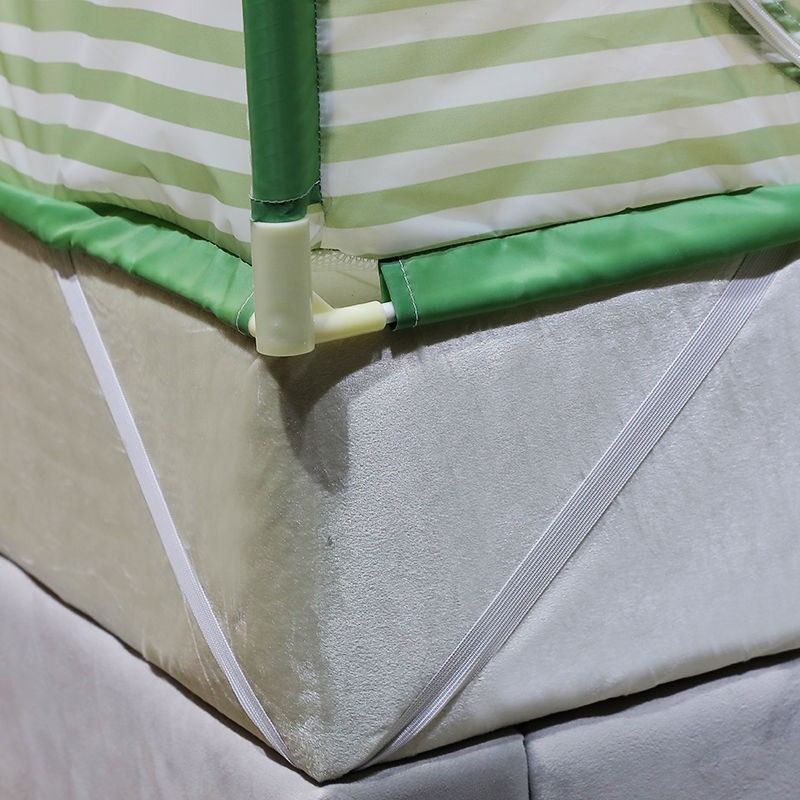 【màn chống muỗi】Loại giường mùng 1,8m giường 1,5m dây kéo lều vuông trẻ em chống rơi 1,2 đôi hộ gia