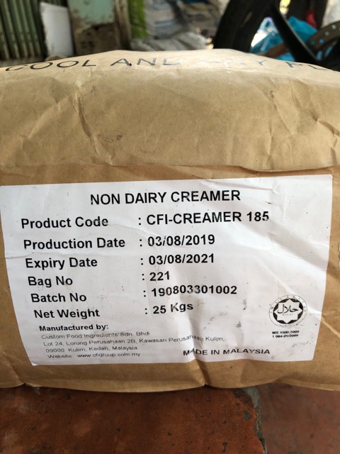 Bột kem béo Custom Food (độ béo 35C) [hàng chính hãng] bao 25kg