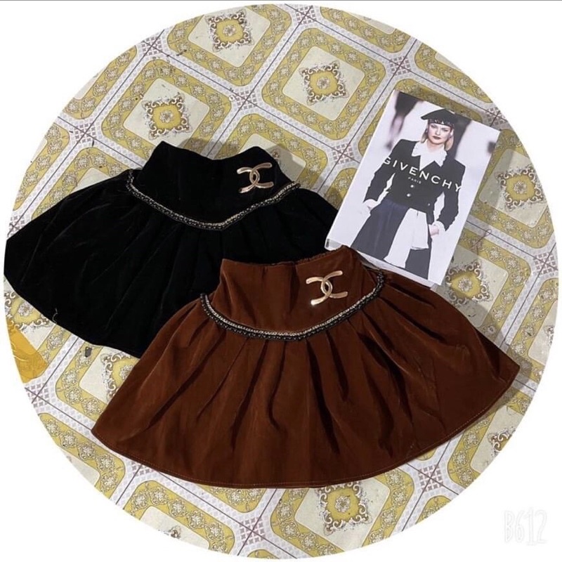 40kg CHÂN VÁY DA CHÂN VÁY NHUNG CHO BÉ GÁI SỊN ĐÉT