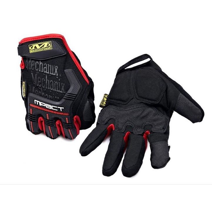 Găng tay dài ngón Mechanix Mpact (Đệm da lòng bàn tay)