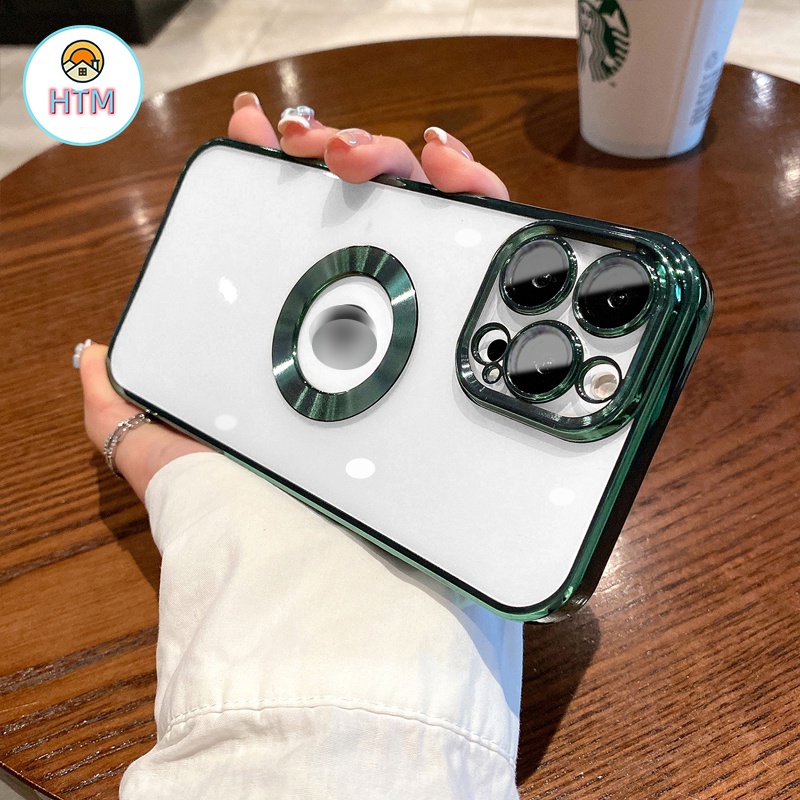 Ốp Điện Thoại Silicon TPU Mềm Trong Suốt Chống Sốc Mạ Viền Sang Trọng Dành Cho iPhone 13 12 Pro Max 11 Pro XS Max X 7 8 Plus